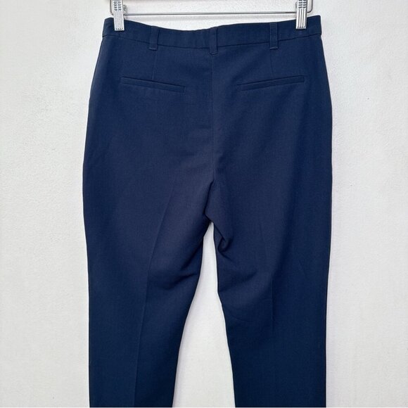Topshop Womens 6 Navy Slim Fit Ankle Trouser - Picture 12 of 15